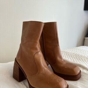 Free people leather booties